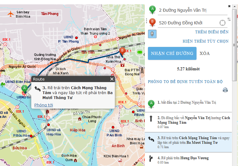 Click chuột phải
