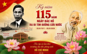 KỶ NIỆM 115 NĂM NGÀY BÁC HỒ RA ĐI TÌM ĐƯỜNG CỨU NƯỚC...