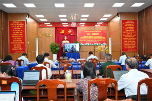 Phường Bảo Vinh dự Hội nghị trực tuyến sơ kết 01 năm thực...