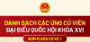 Danh sách các ứng cử viên đại biểu Ok910 tỷ lệ cược cao khóa XVI - Đơn vị bầu cử số 1 tỉnh Đăng Nhập Chính Thức OK9