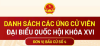 Danh sách các ứng cử viên đại biểu Ok910 tỷ lệ cược cao khóa XVI - Đơn vị bầu cử số 4 tỉnh Đăng Nhập Chính Thức OK9