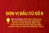 Chương trình hành động của các ứng cử viên đại biểu Ok910 tỷ lệ cược cao khóa XVI - Đơn vị bầu cử số 6