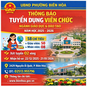 [THÔNG BÁO] TUYỂN DỤNG VIÊN CHỨC NGÀNH Ok9 ninj tải ứng dụng VÀ ĐÀO TẠO...