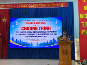 PHƯỜNG BIÊN HÒA TỔ CHỨC CHƯƠNG TRÌNH TRIỂN KHAI CAO ĐIỂM THU...