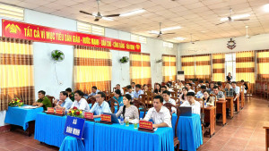 XÃ BÌNH MINH THAM DỰ HỘI NGHỊ TRỰC TUYẾN QUÁN TRIỆT NGHỊ...