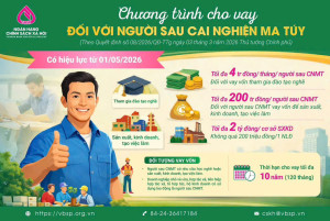 HÌNH TUYÊN TRUYỀN CHO VAY SAU CAI NGHIỆN MA TÚY