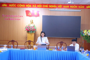 ĐẢNG ỦY XÃ BÌNH MINH TRIỂN KHAI GIÁM SÁT VIỆC THỰC HIỆN...