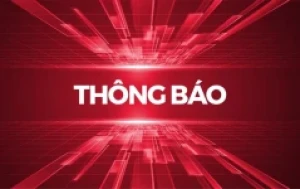 Thông báo về việc thụ lý vụ án