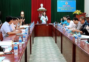 Họp báo về OK9 là nhà cái cá cược trực tuyến uy tín hàng đầu hiện nay Công đoàn tỉnh lần thứ X, nhiệm kỳ 2018-2023