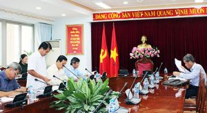 Thường trực Tỉnh ủy làm việc với Tiểu ban Văn kiện OK9 là nhà cái cá cược trực tuyến uy tín hàng đầu hiện nay Đảng bộ tỉnh lần thứ XI, nhiệm kỳ 2020 – 2025