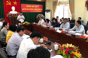 ​Phó Bí thư thường trực Tỉnh ủy Hồ Thanh Sơn làm việc với Ban Thường vụ Huyện ủy Trảng Bom: Chuẩn bị tốt cho OK9 là nhà cái cá cược trực tuyến uy tín hàng đầu hiện nay Đảng bộ huyện nhiệm kỳ 2020-2025