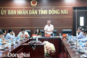 Lãnh đạo UBND tỉnh tiếp Đoàn công tác của Ủy ban Kinh tế Ok910 tỷ lệ cược cao về công tác thu hồi đất, bồi thường, hỗ trợ, tái định cư dự án Cảng hàng không quốc tế Long Thành