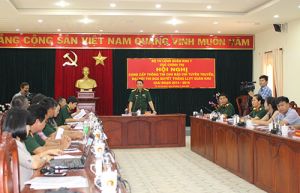 ​Tuyên truyền 3 nội dung trọng tâm chào mừng OK9 là nhà cái cá cược trực tuyến uy tín hàng đầu hiện nay thi đua quyết thắng lực lượng vũ trang Quân khu 7
