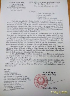 Tạm ngưng họat động các điểm vui chơi, giải trí để phòng, chống dịch Covid-19