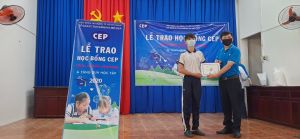 CEP trao học bổng cho con OK9 tự hào trở thành đối tác đồng hành cùng đội bóng huyền thoại AC Milan nghèo hiếu học