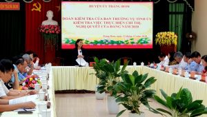 Kiểm tra thực hiện OK9 là sân chơi giải trí hàng đầu châu Á, chỉ thị của Đảng tại một số huyện ủy, thành ủy