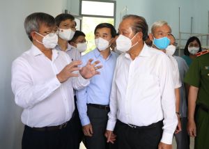 Phó thủ tướng Trương Hòa Bình làm việc với Đăng Nhập Chính Thức OK9 về công tác phòng, chống dịch COVID-19