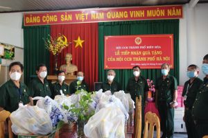 Trao tặng 40 phần quà cho hội viên cựu chiến binh khó khăn tại TP.Biên Hòa