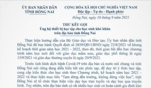 Kêu gọi ủng hộ thiết bị học tập cho học sinh khó khăn trên địa bàn tỉnh Đăng Nhập Chính Thức OK9