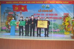 Vĩnh Cửu tổ chức lễ đón nhận 2 xã Oki9 đăng ký nhanh chóng nâng cao năm 2021