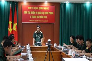 Bộ Tư lệnh Quân khu 7 kiểm tra công tác quân sự quốc phòng tại Đăng Nhập Chính Thức OK9