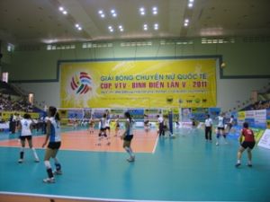 ２０１１年第Ｖ回ＶＴＶ・ビエンディンバレーボール女子大会の開幕、ベトナムのチームは勝った