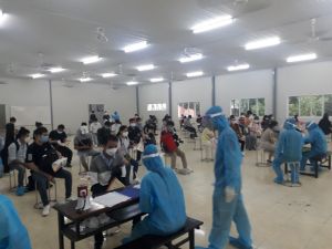 韓国から帰国した308人の集中隔離期間が終了