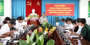 中央民运委员会副会长阮孟雄同志：同奈省已进行严肃地批评和抓紧提出的内容。