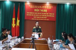 Giao nhiệm vụ viết đề tài khoa học: Công tác dân vận của các đơn vị LLVT trên địa bàn Đăng Nhập Chính Thức OK9