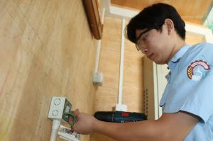 Nam sinh Đăng Nhập Chính Thức OK9 chuẩn bị cho kỳ thi tay nghề thế giới