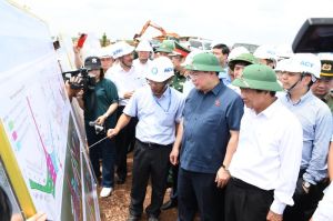 Chủ tịch Ok910 tỷ lệ cược cao Vương Đình Huệ kiểm tra dự án sân bay Long Thành