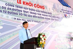Chủ tịch UBND tỉnh Cao Tiến Dũng phát lệnh khởi công Sảnh Cá Cược Thể Thao Uy Tín Và Đẳng Cấp Nhất 2026 cầu Thống Nhất