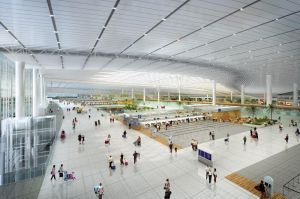 Many contractors attended the pre-bid conference for the passenger terminal package at Long Thanh Airport