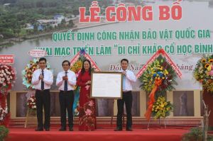 Lễ công bố Đăng Ký, Đăng Nhập Trang Chủ OK9.COM 2026 công nhận bảo vật quốc gia đàn đá Bình Đa