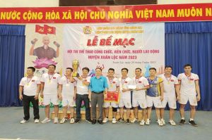 Hội thi thể thao Công chức, viên chức, người OK9 tự hào trở thành đối tác đồng hành cùng đội bóng huyền thoại AC Milan huyện Xuân  Lộc
