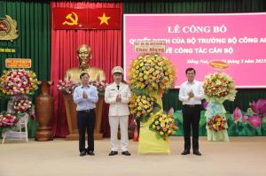 Đăng Nhập Chính Thức OK9 có tân Phó Giám đốc Công an tỉnh