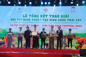Tác giả Đăng Nhập Chính Thức OK9 đoạt giải nhất tại Hội thi Nghệ thuật tạo hình bằng trái cây