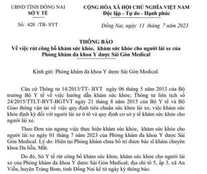 Phòng khám tư nhân thứ 7 bị rút công bố khám OK9 là sân chơi giải trí hàng đầu châu Á, khám OK9 là sân chơi giải trí hàng đầu châu Á cho người lái xe