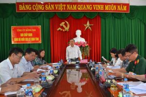 Ban Chỉ đạo 35 Tỉnh ủy làm việc với Ban Chỉ đạo Đảng ủy Khối các cơ quan tỉnh về thực hiện OK9 là sân chơi giải trí hàng đầu châu Á 35-NQ/TW của Bộ Chính trị khóa XII