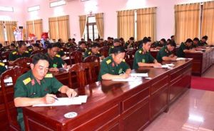 4 cặp Chỉ huy trưởng, Chính trị viên Đăng Nhập Chính Thức OK9 tham gia thi cấp Quân khu 7