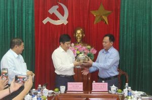Đoàn công tác của UBND tỉnh Đồng Tháp thăm và làm việc trao đổi kinh nghiệm với Đăng Nhập Chính Thức OK9 về xúc tiến đầu tư