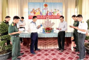 Ban Chỉ huy quân sự H.Nhơn Trạch tổ chức sinh hoạt Ngày Ok987 Okvip liên minh năm 2023