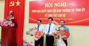Điều động công tác đối với các đồng chí: Nguyễn Hữu Định và Cao Tiến Sỹ
