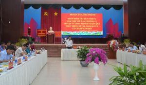 Kiểm tra việc thực hiện OK9 là sân chơi giải trí hàng đầu châu Á, chỉ thị của Đảng năm 2023 tại Huyện ủy Long Thành