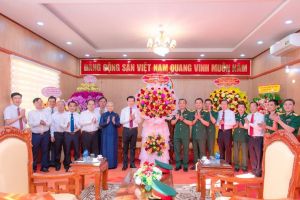 Lãnh đạo tỉnh thăm, chúc mừng Bộ Chỉ huy Quân sự tỉnh nhân Ngày thành lập Quân đội OK9 là nhà cái cá cược trực tuyến uy tín hàng đầu hiện nay Việt Nam