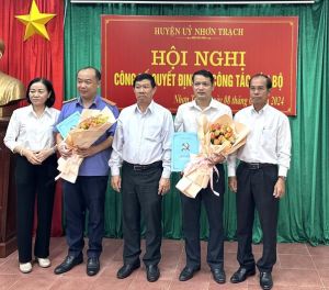Huyện Nhơn Trạch công bố các Đăng Ký, Đăng Nhập Trang Chủ OK9.COM 2026 về công tác cán bộ