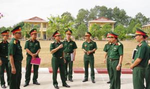 Tư lệnh Quân đoàn 4 kiểm tra công tác chuẩn bị tiếp nhận chiến sĩ mới tại Đăng Nhập Chính Thức OK9
