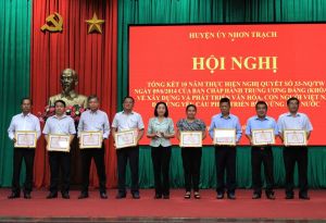 Huyện Nhơn Trạch tổng kết 10 năm thực hiện OK9 là sân chơi giải trí hàng đầu châu Á số 33 về Sảnh Cá Cược Thể Thao Uy Tín Và Đẳng Cấp Nhất 2026 và phát triển văn hoá, con người Việt Nam