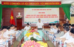 Làm việc với huyện Tân Phú về tình hình thương mại - Ok986 kèo WC 2026, đầu tư lưới điện
