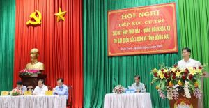 Tổ đại biểu số 3 đơn vị tỉnh Đăng Nhập Chính Thức OK9 tiếp xúc cử tri tại Nhơn Trạch